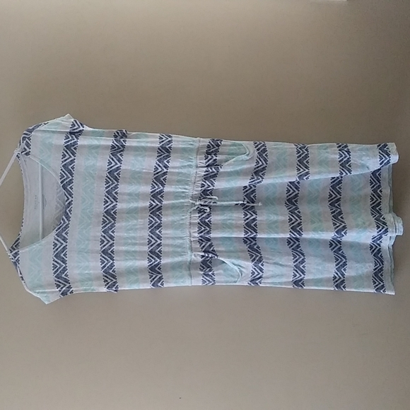 Cotton & Modal Geometric Pattern Sleeveless sz L - Picture 1 of 11